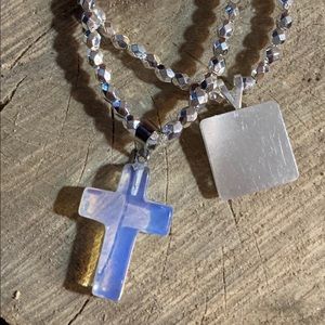 Clear Healing Quartz Cross/Cruz Cristal de Roca